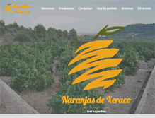 Tablet Screenshot of naranjasdexeraco.com